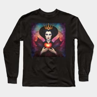 Evil Queen With Stolen Heart Long Sleeve T-Shirt